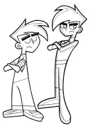 Danny Phantom kleurplaat 8